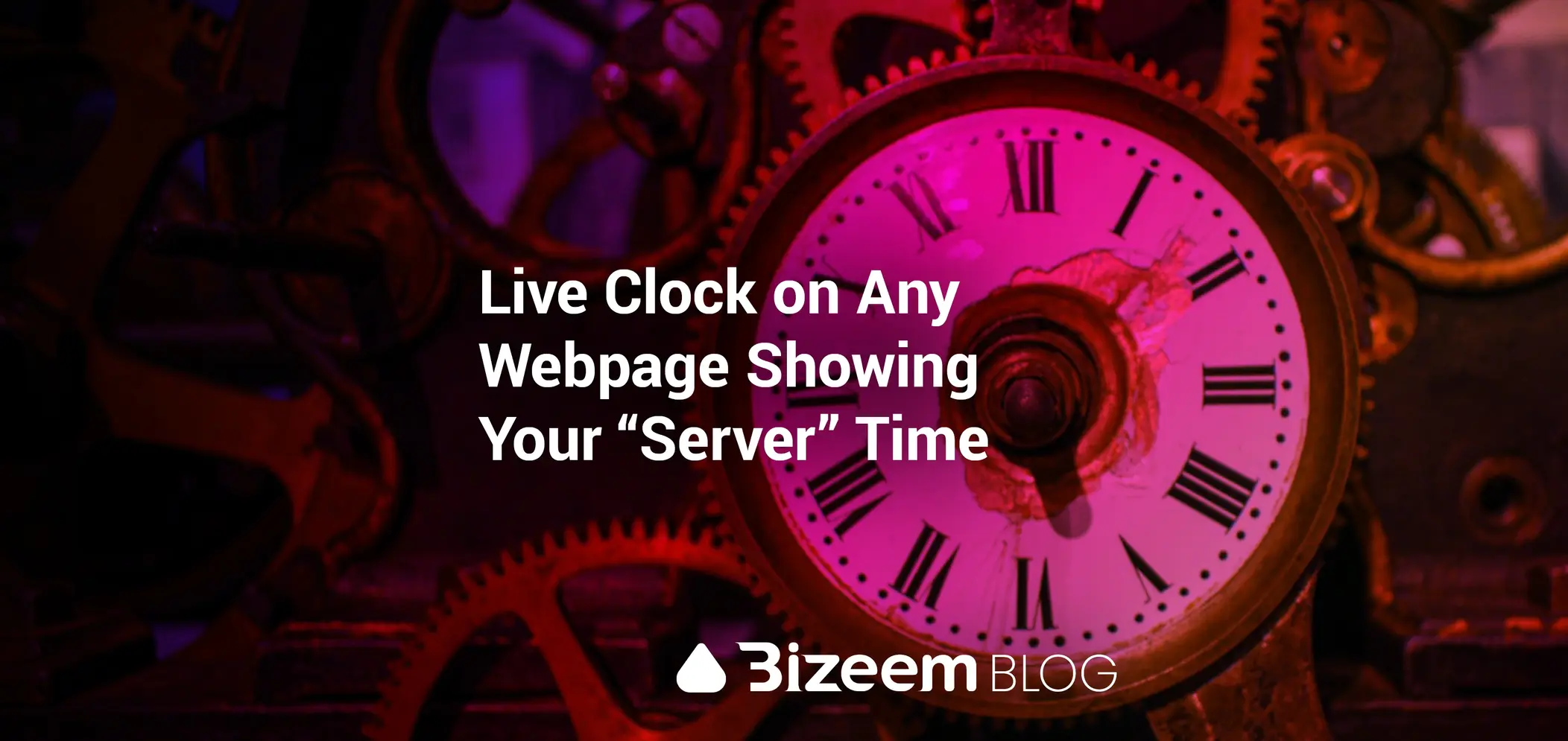 Live Clock showing Server Time on Website on Any Page Tutorial