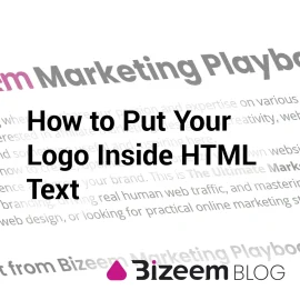 How to Put Your Logo Inside HTML Text Image