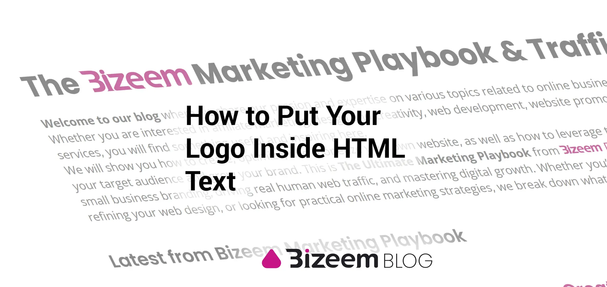 How to Put Your Logo Inside HTML Text Image