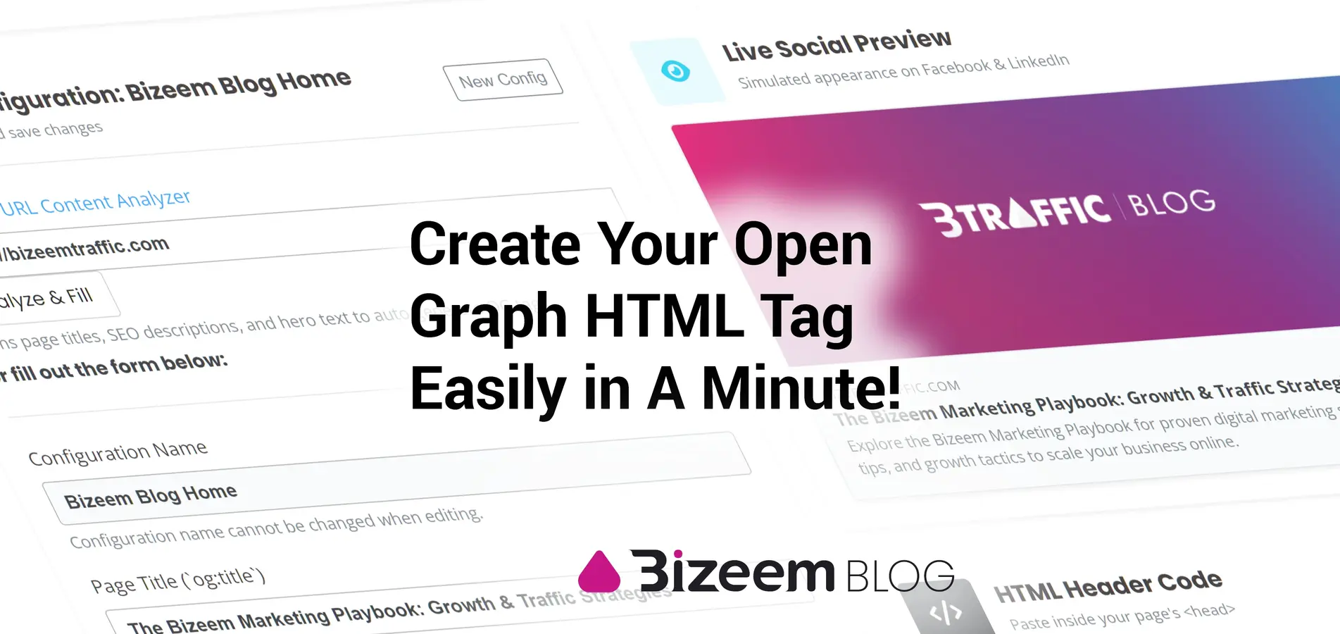 Open Graph Meta Tag Studio Bizeem